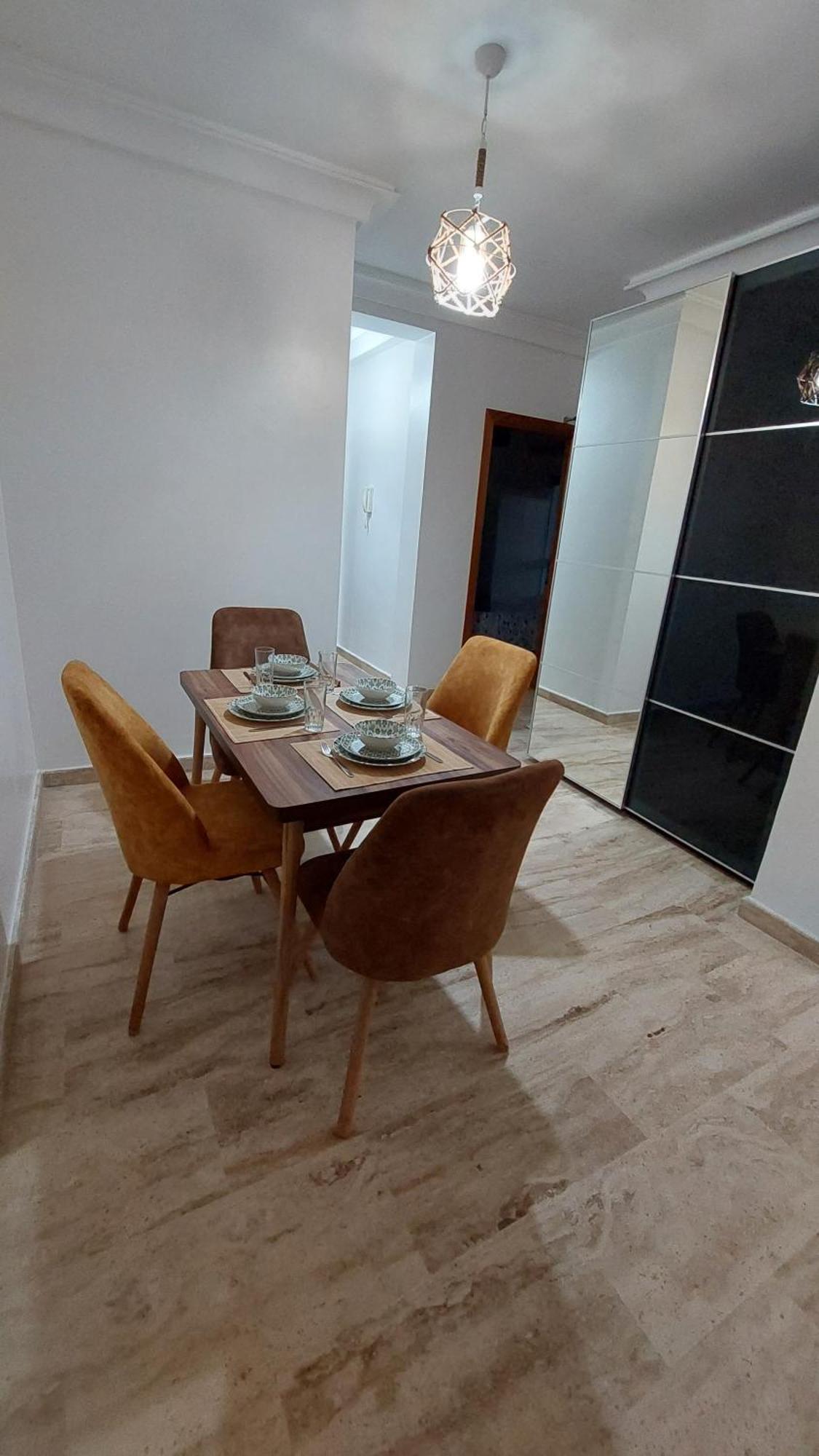 Appartement Avec Piscines, Vue Sur Mer Et Acces A La Plage A Achakar Hill, Tanger. Exterior photo