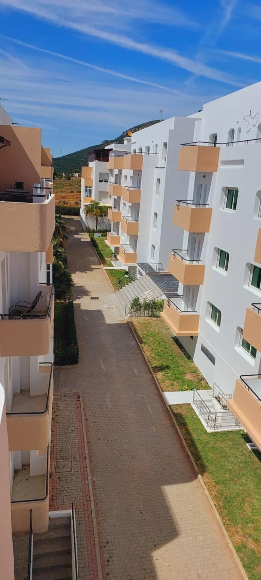 Appartement Avec Piscines, Vue Sur Mer Et Acces A La Plage A Achakar Hill, Tanger. Exterior photo