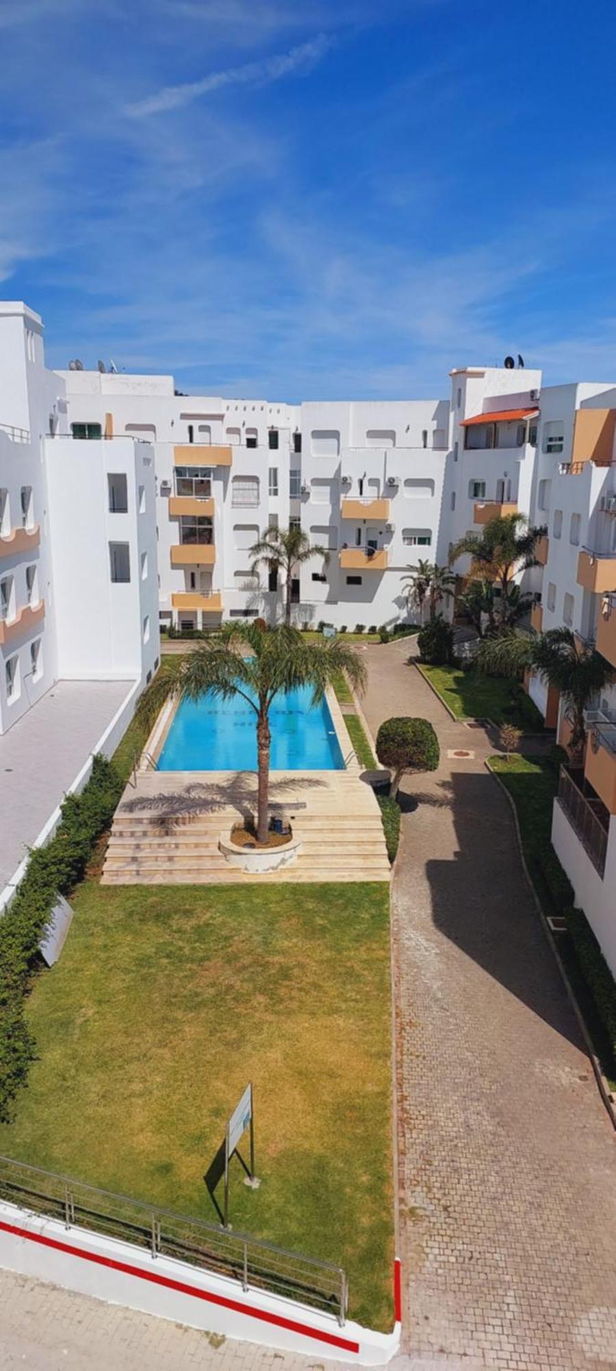 Appartement Avec Piscines, Vue Sur Mer Et Acces A La Plage A Achakar Hill, Tanger. Exterior photo